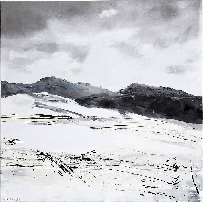 Wiesgrätli I, 100_100 cm , Tusche Acryl Leinwand.JPG