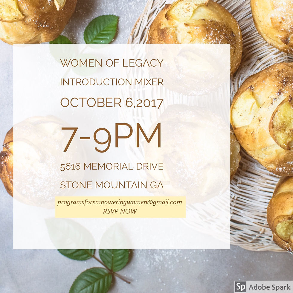 Women of Legacy Introduction Mixer