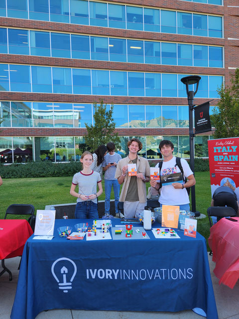 Ivory Innovations Student Associates at tabling event