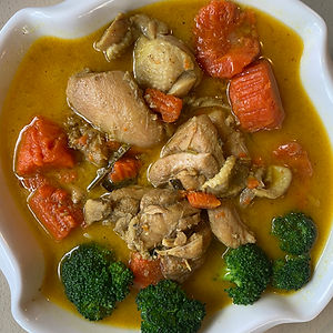 C7 Com Ca Ri Ga ~ Chicken Curry Rice Plate