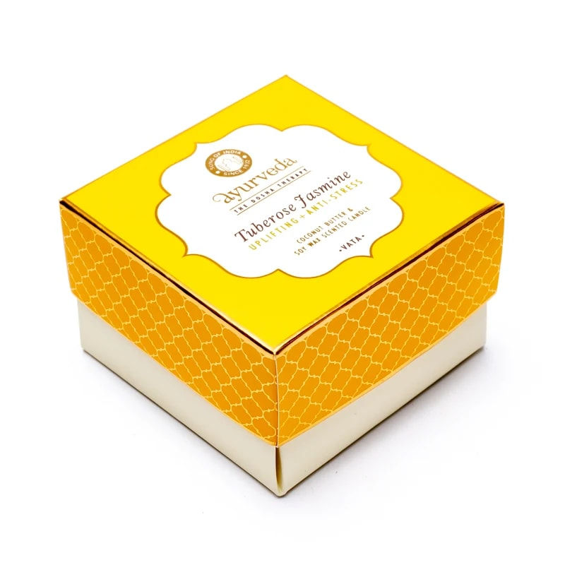 Thumbnail: BOUGIE AYURVEDIQUE - VATA: Tubéreuse Jasmin