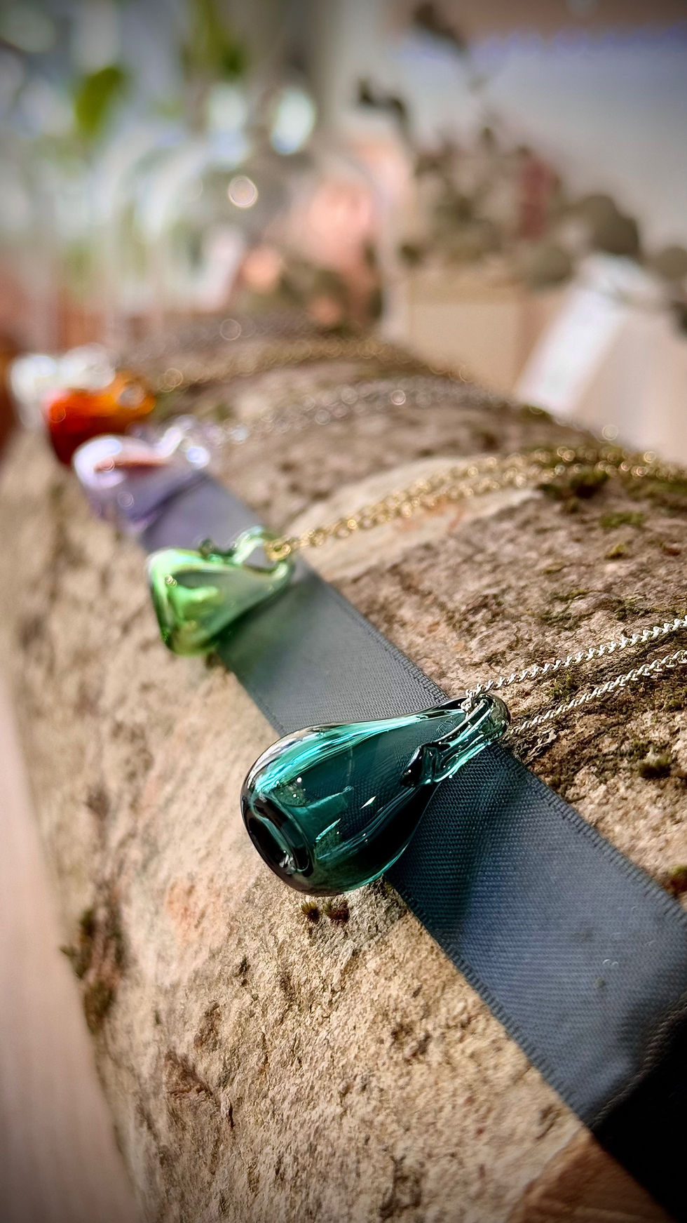 Miniature : PENDENTIFS OLFACTO VERRE SOUFFLE