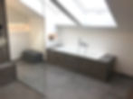 Neues Badezimmer mit modernen Fliesen vom Fliesenleger Stelzer Fliesen aus Schmallenberg im Sauerland bei Lennestadt, Winterberg und Meschede. 