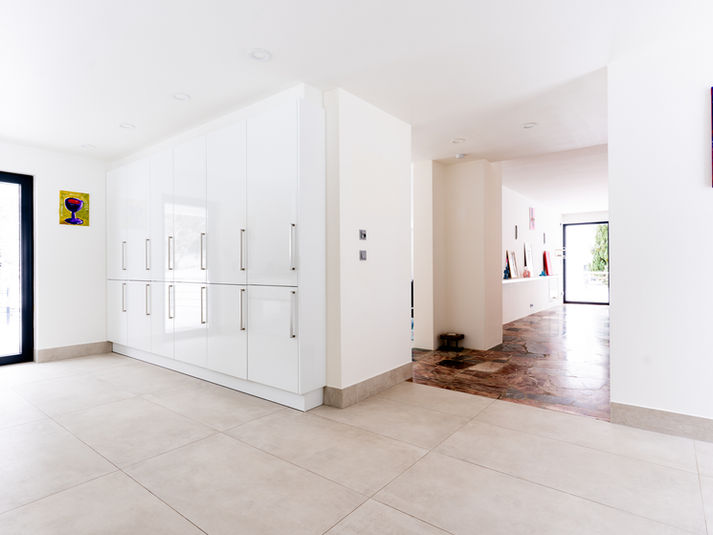 Eingangsbereich einer Gruppenunterkunft in Bödefeld im Sauerland