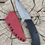 Thumbnail: Blood Red Kydex sheath for a Kasper / Polkowski Companion