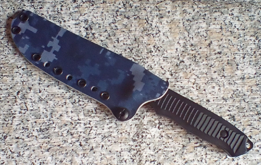 Thumbnail: Navy Digicam sheath for a Benchmade Nimravus 140 / 141