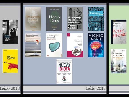 De lo leído en 2018, comento...