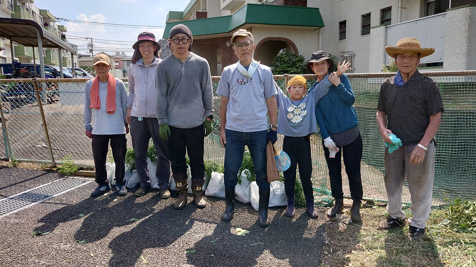 羽沢町会主催　菜園のご案内