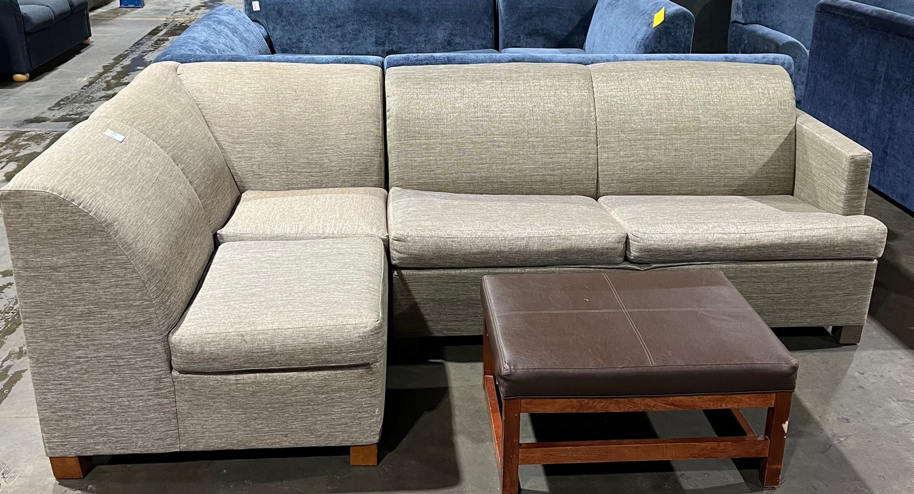 Medford Grey Sectional Sofa