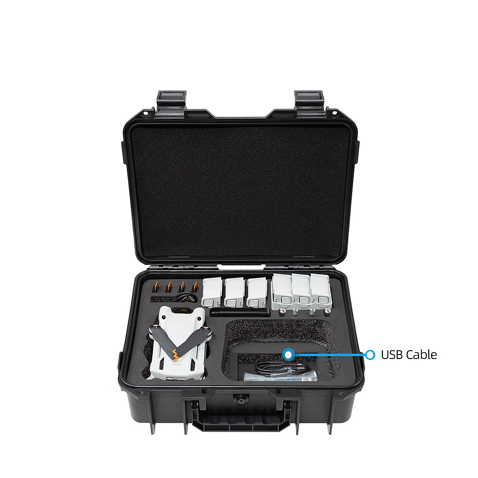 Miniatura: For DJI Mini 3 Case Explosion Proof Case Mini 3 Pro Bag Portable Waterproof Box 