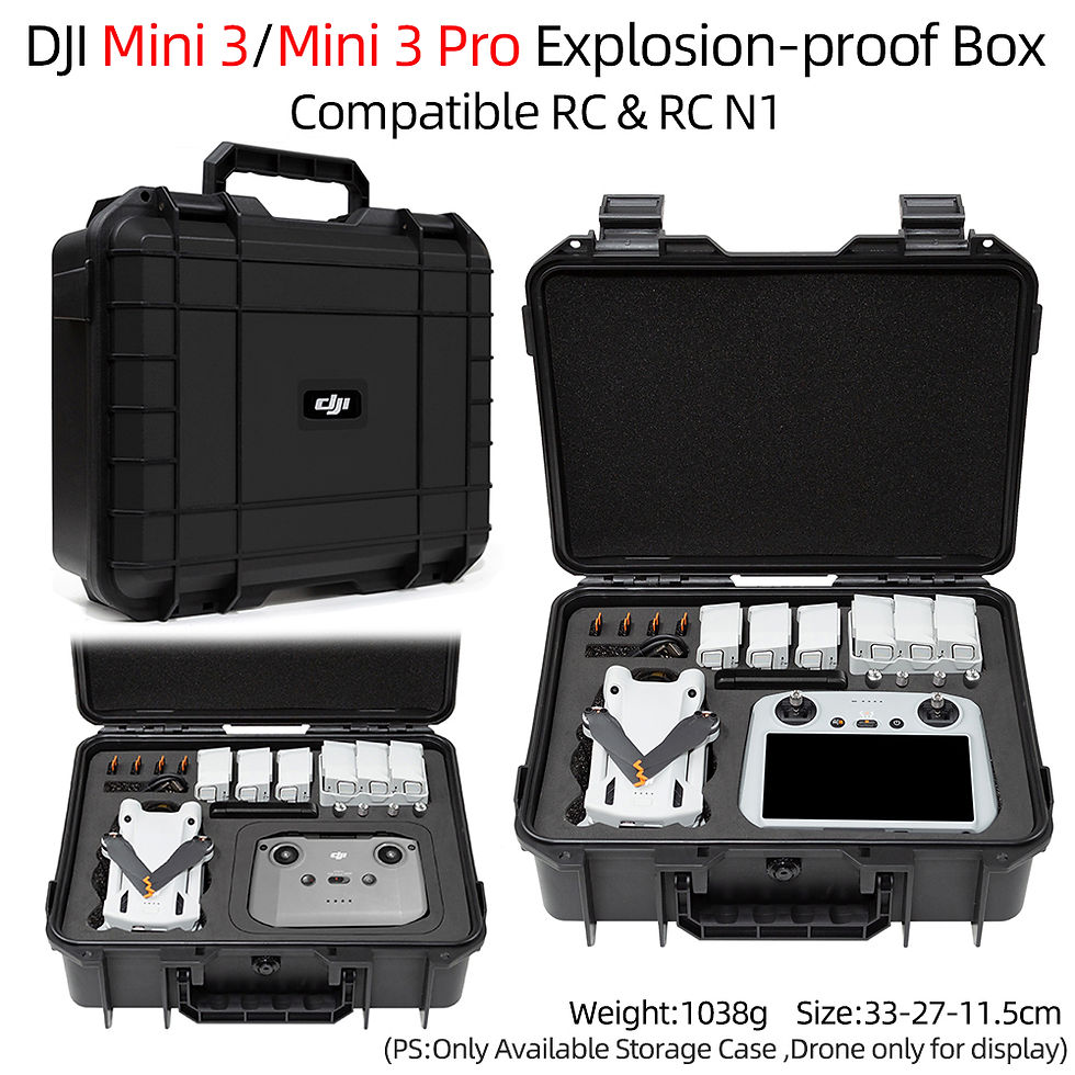 Miniatura: For DJI Mini 3 Case Explosion Proof Case Mini 3 Pro Bag Portable Waterproof Box 
