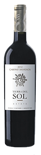 Bottle of wine, tierra del sol estate cabernet sauvignon