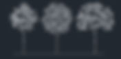 3 Trees in View for Landscaping - dwg - autocad