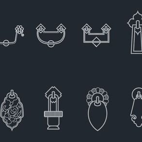 Furniture Handles - dwg - autocad
