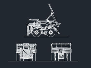 Caminhão de Minério em DWG