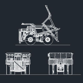 Caminhão de Minério em DWG