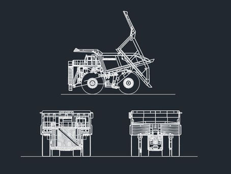 Caminhão de Minério em DWG