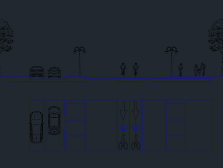 Detalhe de Rua em DWG