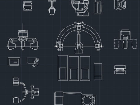 Equipamentos para Sala Radiografia - dwg - autocad - dwg - autocad