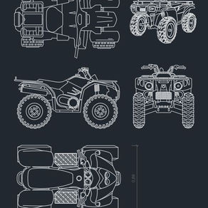 Quadriciclo - dwg - autocad