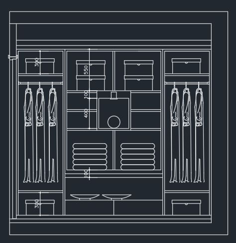 Wardrobe 2.60 x 2.25