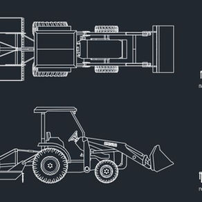 Kubota Tractor Block and Views