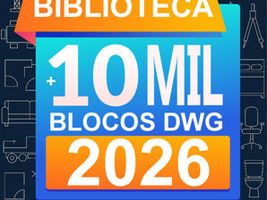 Blocos DWG profissionais prontos para usar no seu projeto