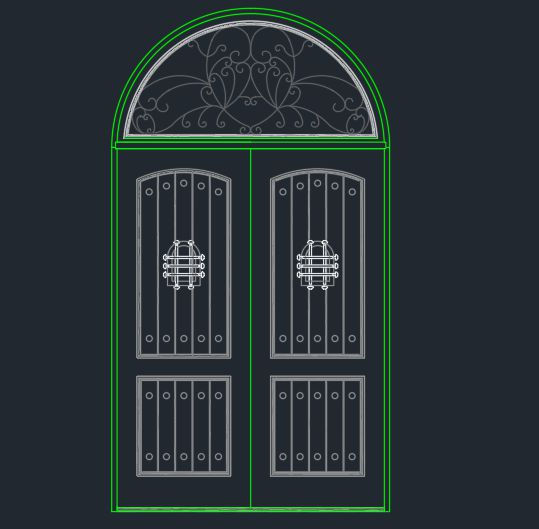 Porta Mosteiro em DWG