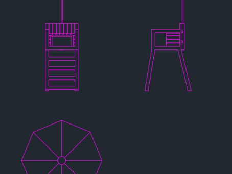 Cadeira Salva Vidas - dwg - autocad