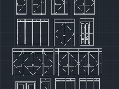 20 portas em dwg