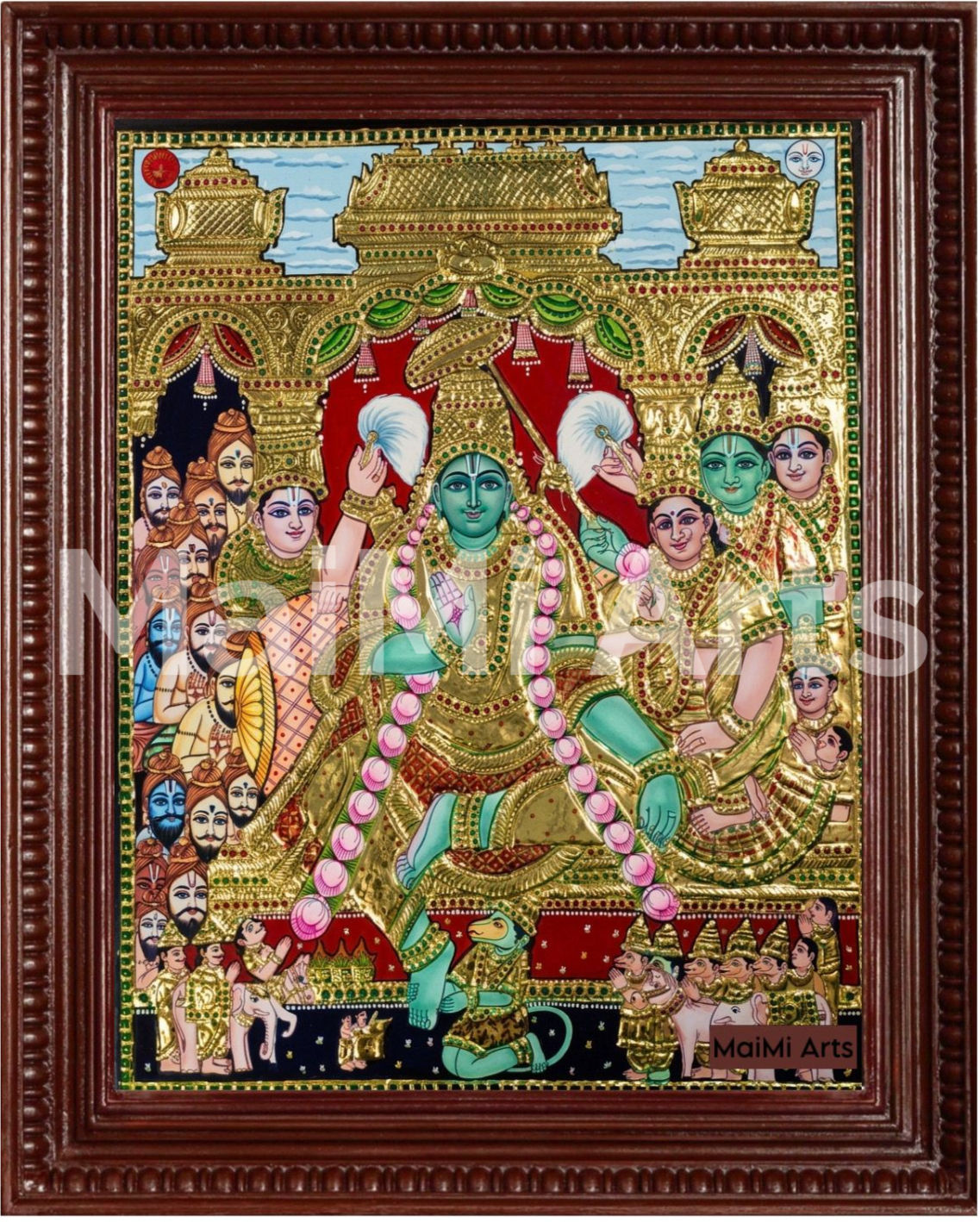 Ramar Pattabishegam Tanjore Painting