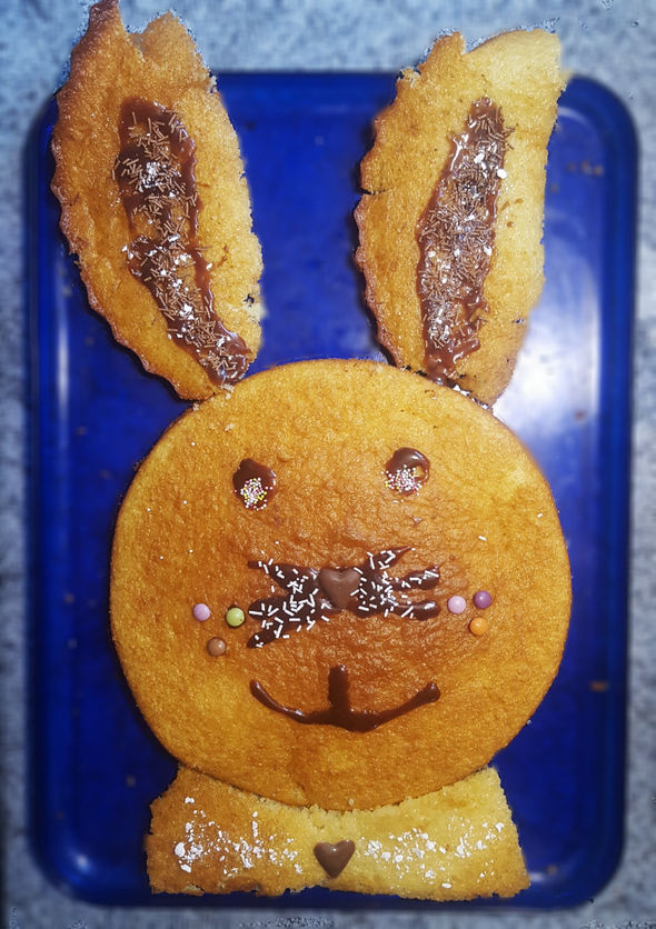 Recette enfantine (et facile! ☝) pour Pâques 🍫🌿🐇