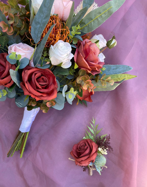 Buttonhole and Bouquet