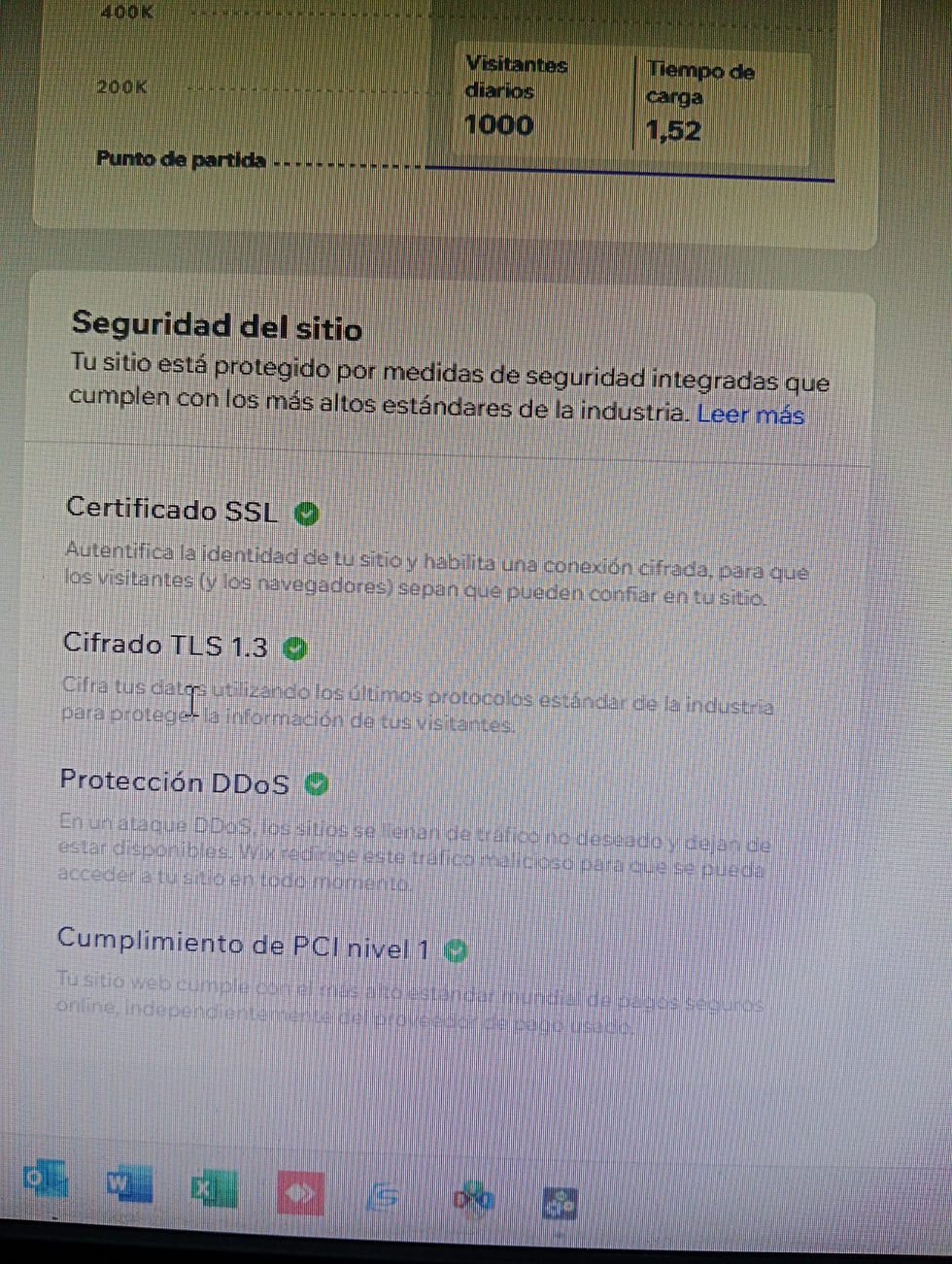 imagen que muestra en estado activo nuestros software de seguridad y protección de la pagina www.benitoabbott.shop