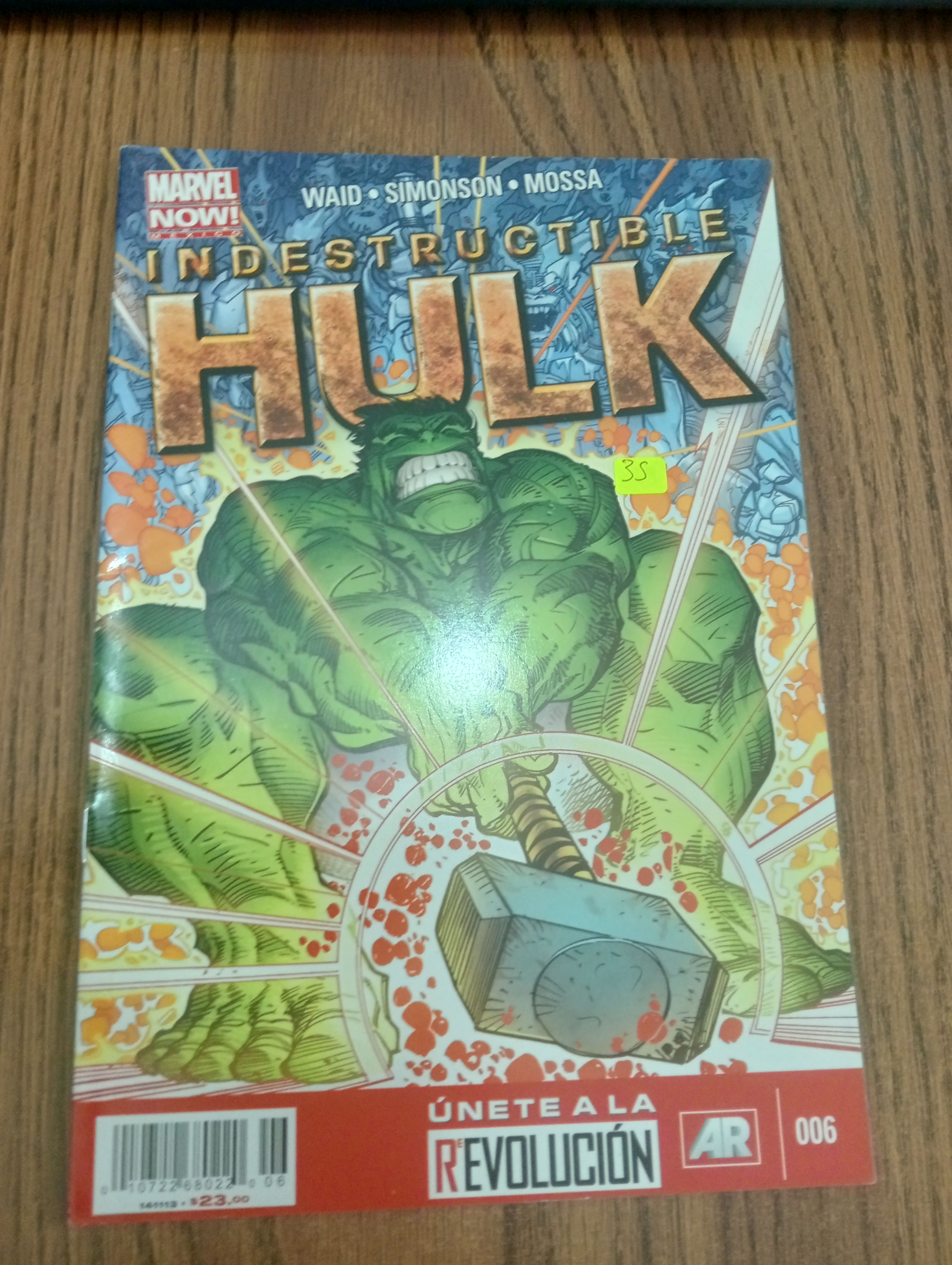 Indestructible Hulk únete a la revolución número 6