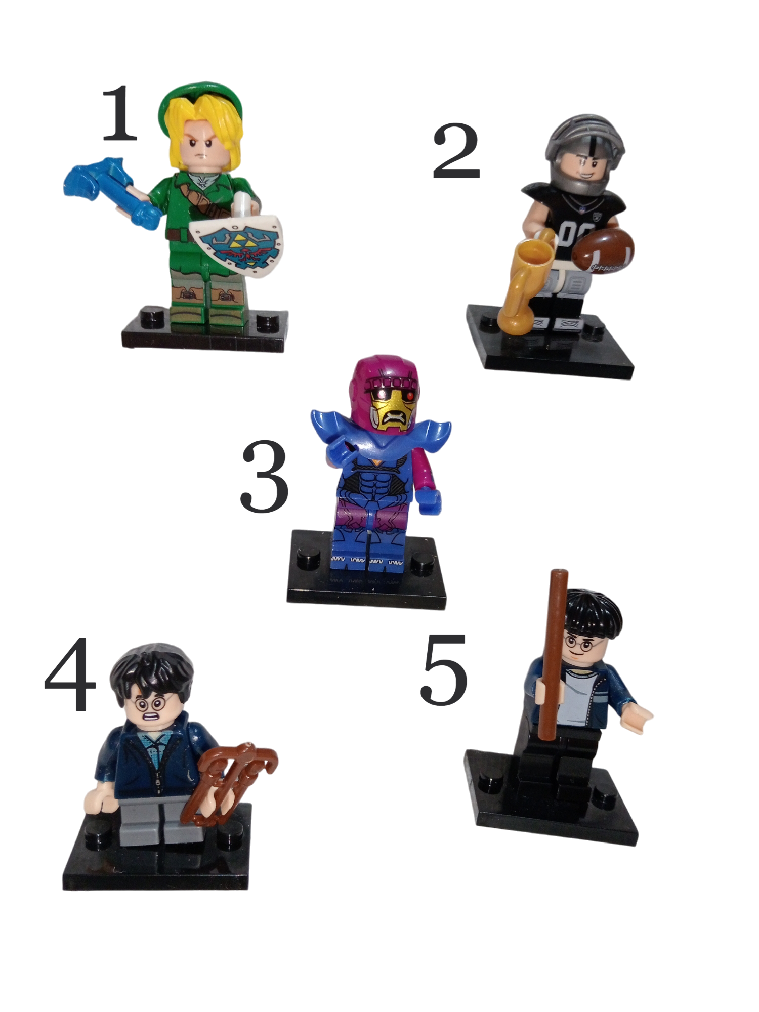 MINIFIGURAS DIVERSOS PERSONAJES