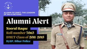 DMETian Noorul Haque: Sailing Beyond Limits, Serving Beyond Self