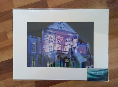 Cheltenham Town Hall mounted print