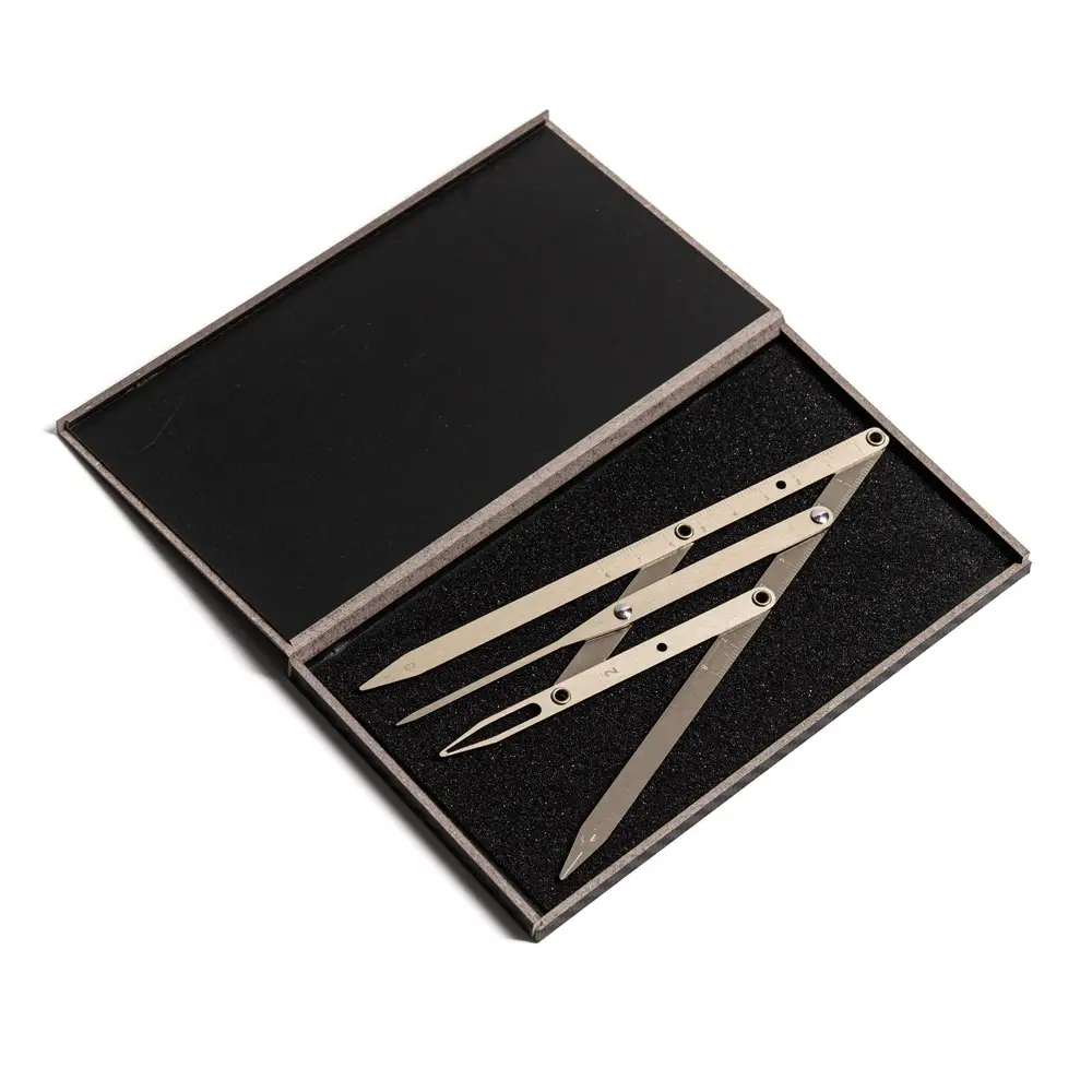 Циркуль Леонардо для татуажу брів, золотистий