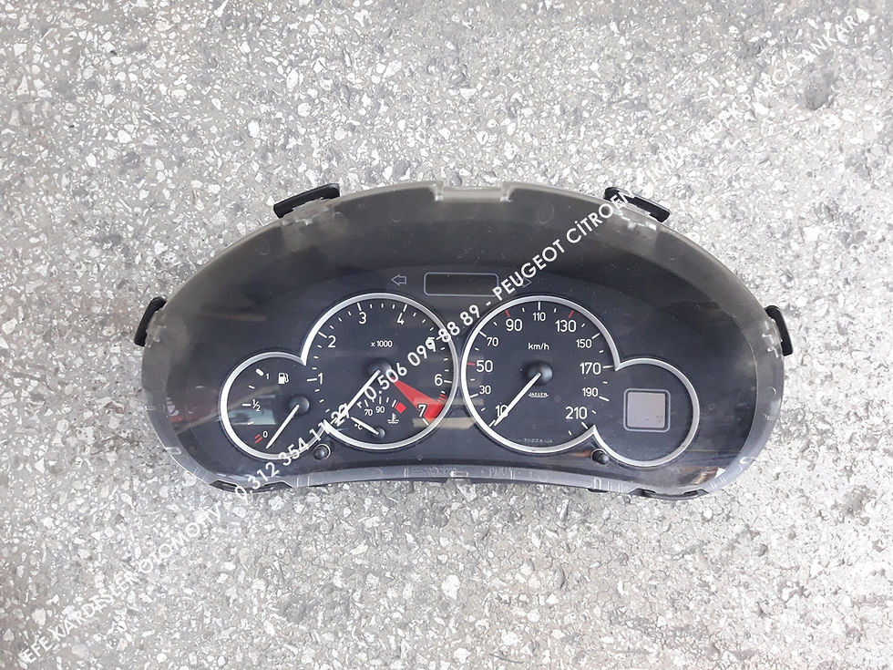 Peugeot 206 otomatik çıkma kilometre saati