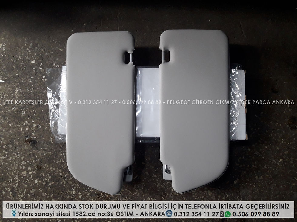 Peugeot 308 güneşlik sağ ve sol takım T7 kasa