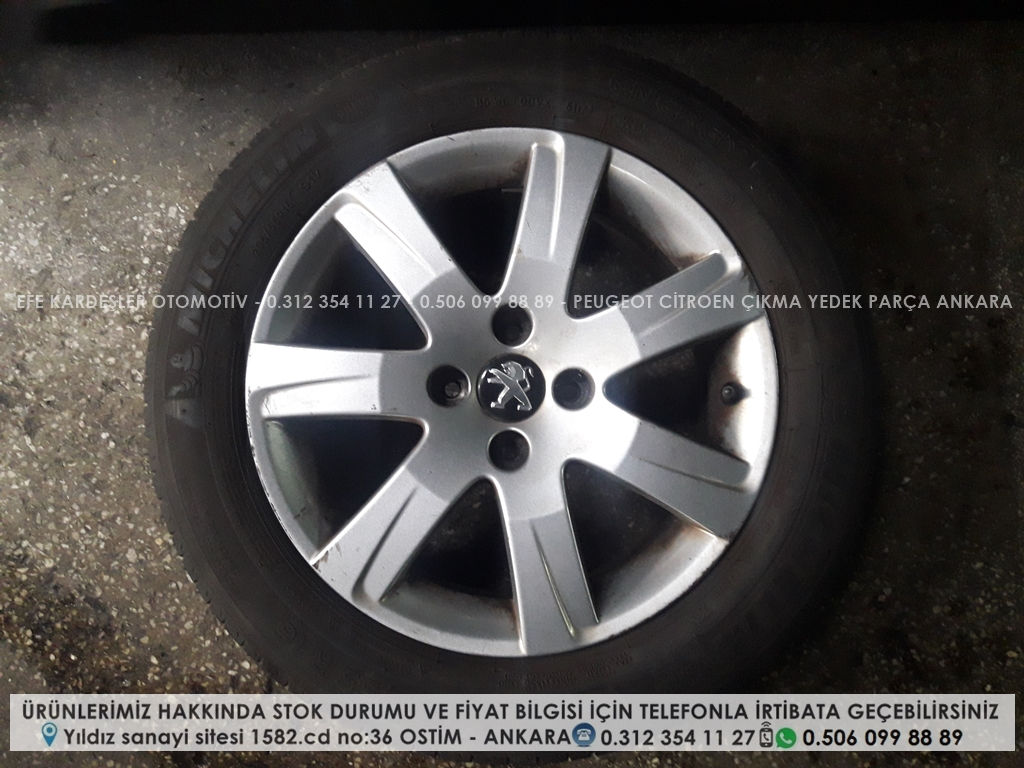 peugeot 308 çıkma jant t7 kasa