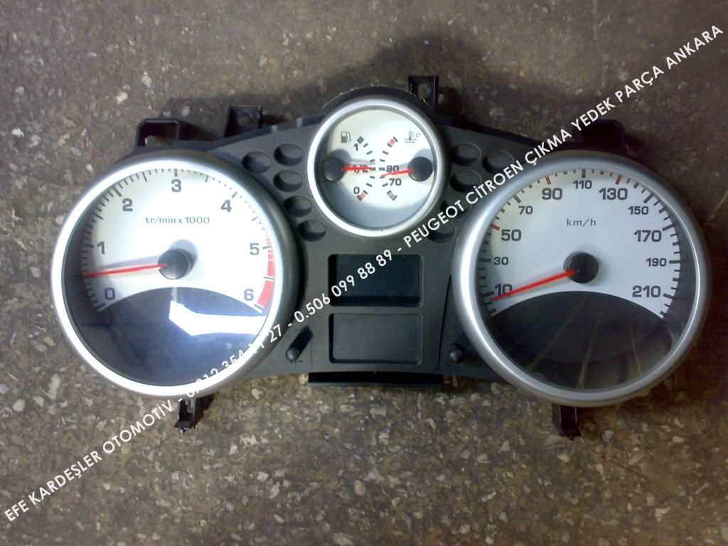 Peugeot 207 çıkma kilometre saati