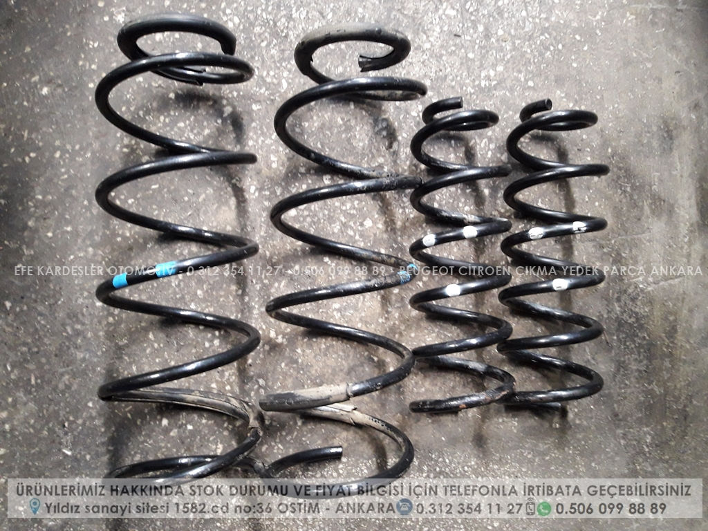 Peugeot 406 çıkma helezon yayı takımı
