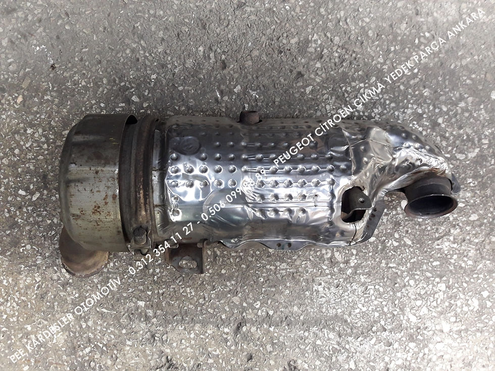 Peugeot 208 1.6 dizel çıkma partikül filtresi