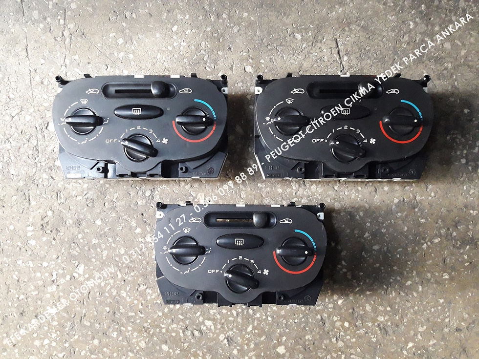 Peugeot 206 çıkma kalorifer düğmesi