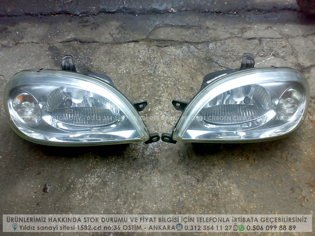 Citroen saxo çıkma sağ sol ön far