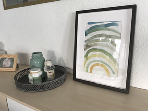 Regenbogen aus Wasserfarben