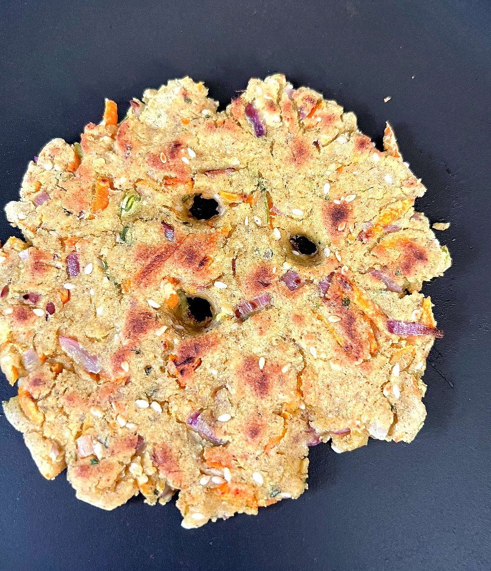 Protein-Rich Thalipeeth Waffles with Tofu