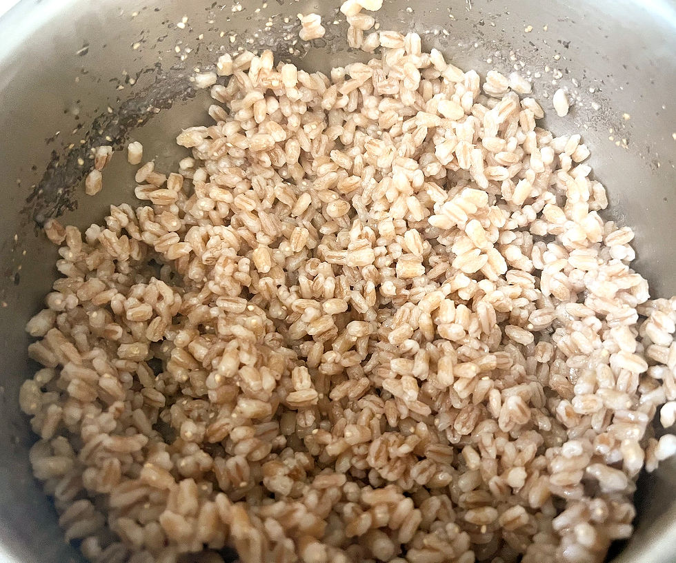 Cooked pearl barley